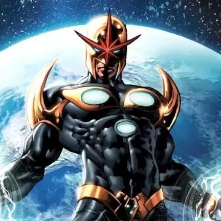 marvel superhero Nova. Bust - gremlingamer309
