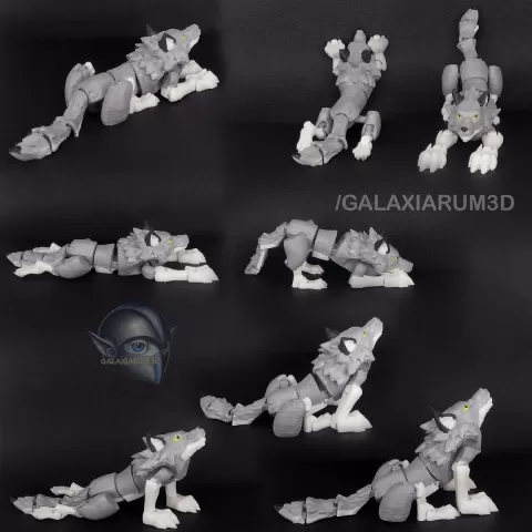 Articulated Wolf - Multiple Flexibility Versions