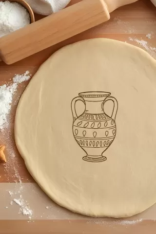 Vase Cookie Cutter, Biscuit Cutter
