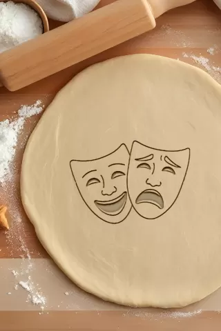 Mask Cookie Cutter, Biscuit Cutter