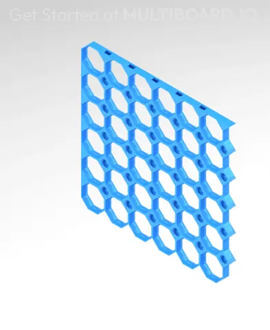 6x6 MU - Top Left Grid Interfitted - MultiBoard Octagon Plate