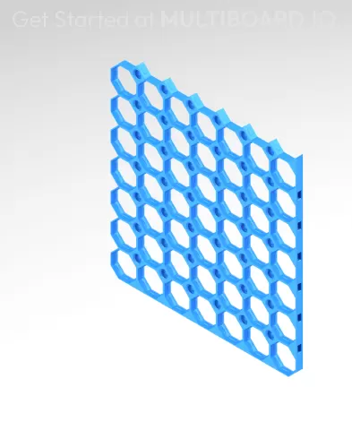 7x7 MU - Bottom Right Grid Interfitted - MultiBoard Octagon Plate