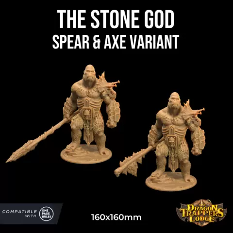 The Stone God | Presupported | The Simiax Legions by The Dragon Trappers Lodge