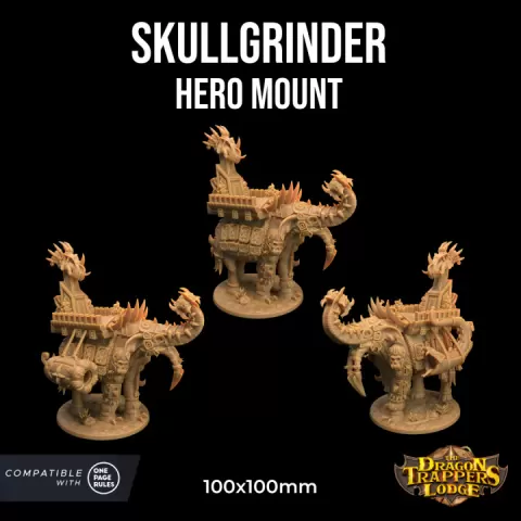 Skull Grinder Hero Mount | Presupported | The Simiax Legions by The Dragon Trappers Lodge
