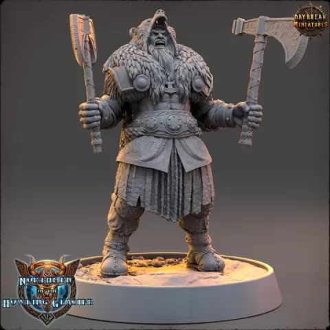 Thorfinn Black - Northmen of the Howling Glacier by Daybreak Miniatures