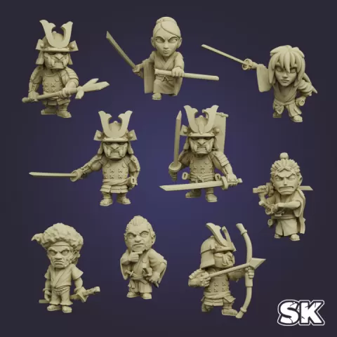 Samurai & Ronin by StoneKing