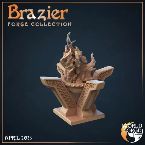 Dwarven Brazier by Embernell Studio