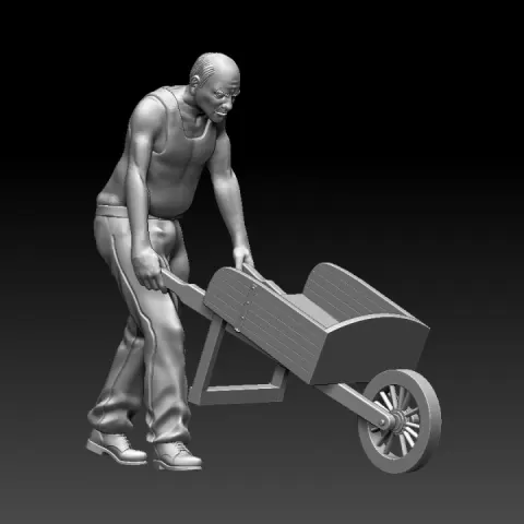 worker by Dmitry Tishchenkov