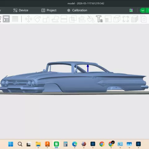 1960 CHEVROLET IMPALA 2 DOOR HARDTOP, detailed hollow shell model body, rc, cars, slot, drag, lowrider, display, scale build, resin, fdm, 3d print, stl file