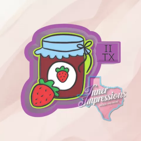 Strawberry Jam Freshie Mold