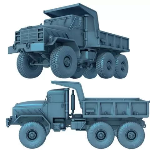 Military 5 Ton M923A2 / M923 Army Truck / M923 / General M927 / Army Truck stl