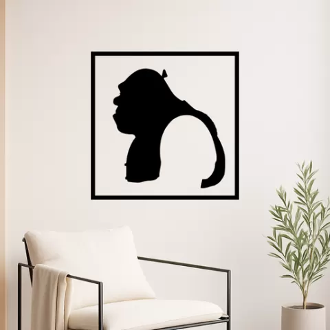 Shrek The Magic Mirror Wall Art Framed