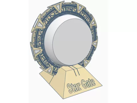 Star Gate designer lamp