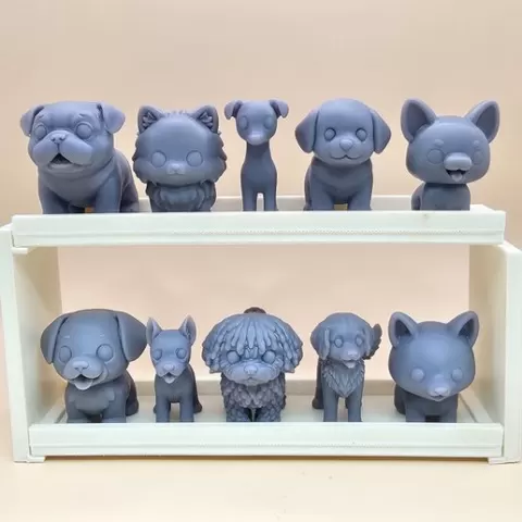 Cute Dogs Pack Vol.3–4 Bundle (10 STL Models)