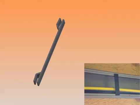 Clip for 60mm Cable Duct