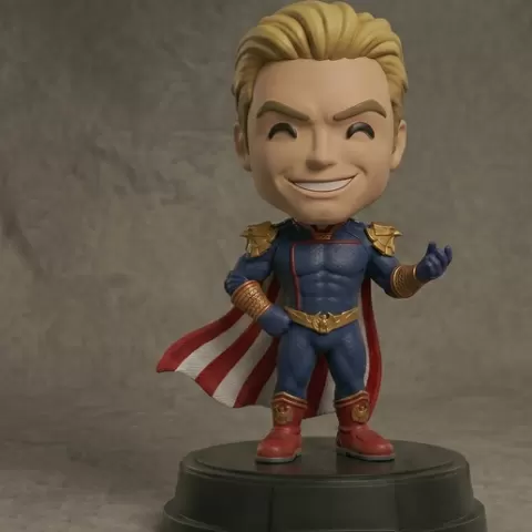Homelander The Boys Figure STL File for 3D Printing | Fan Art Collectible Statue