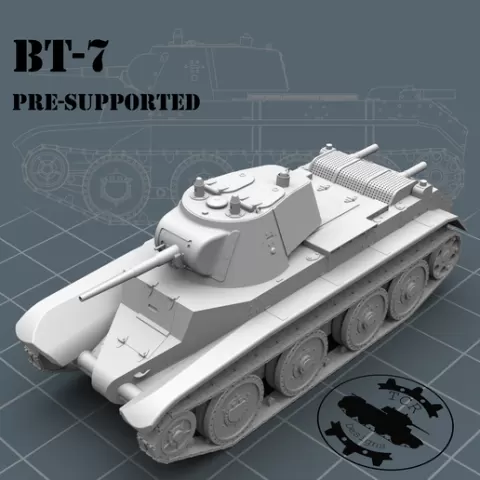 BT-7 - Light Tank - Presupported