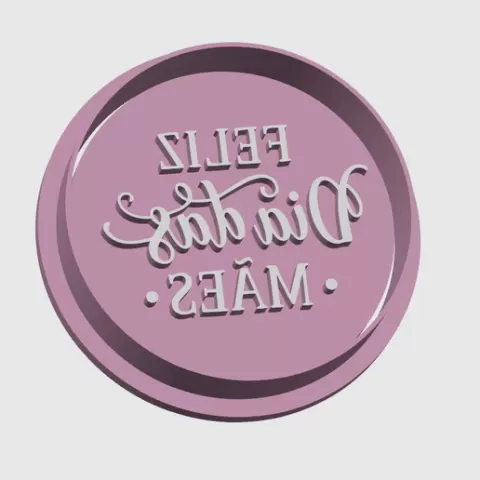 Mother's Day Cookie Cutter / Cortador+Carimbo Dia das Mães / Cookie Stamp Mom