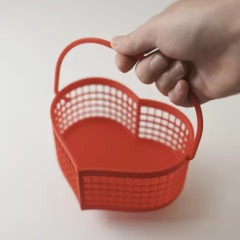 Heart Shaped Basket by 3D Printer Academy