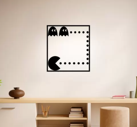 Pac-Man Clyde Wall Art Framed