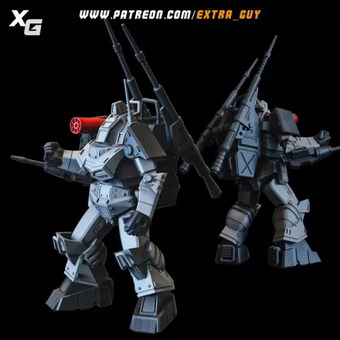 Robot Destroyer 100mm by Extra Guy