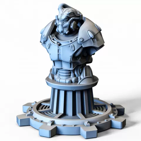 Tin Man Bust by Extra Guy