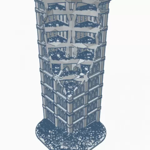 Gothic Ruined Building 39 GR039 by Wargame Forge