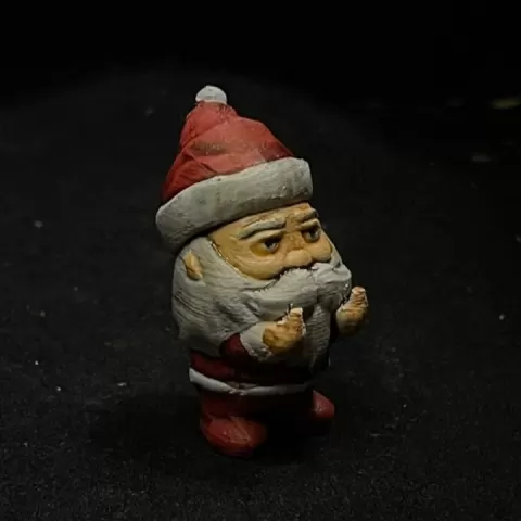 Santa Claus too tired (flipping off version) by Ning