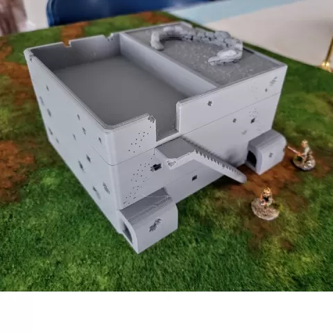 Deweycat Tarawa Command Bunker STL pack by Deweycat