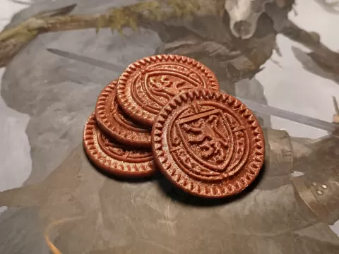 Witcher copper coins - Cintrian ducat
