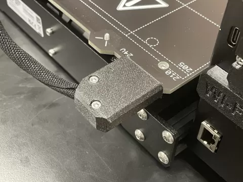 Prusa i3 MK4 and MK4S Heatbed Cable Cover 60 Degree (60°) for Enclosures