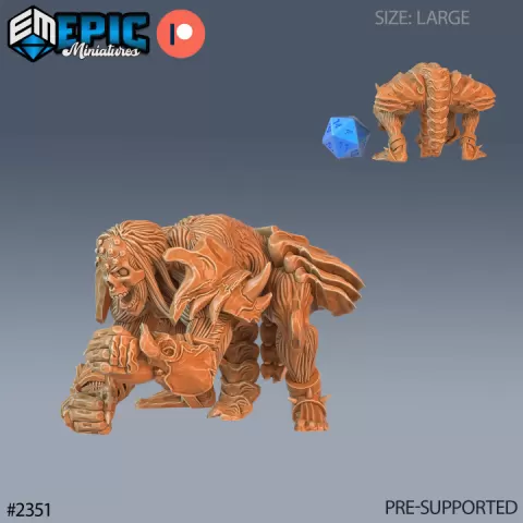 Muscle Golem Ground Smash / Ancient Zombie Guard / Giant Undead Guardian / Skeleton Army / Walking Dead by Epic-Miniatures