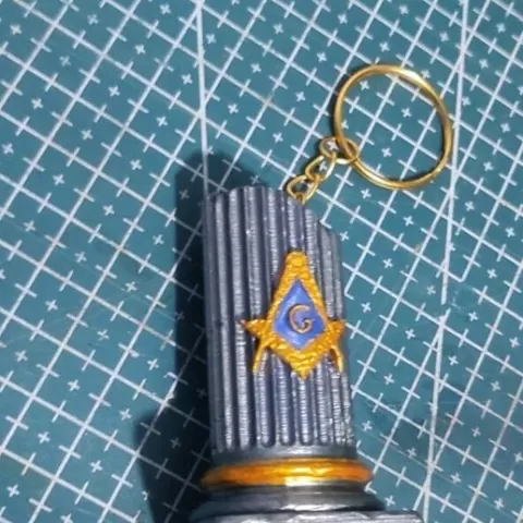 Mini Classical Column Keychain