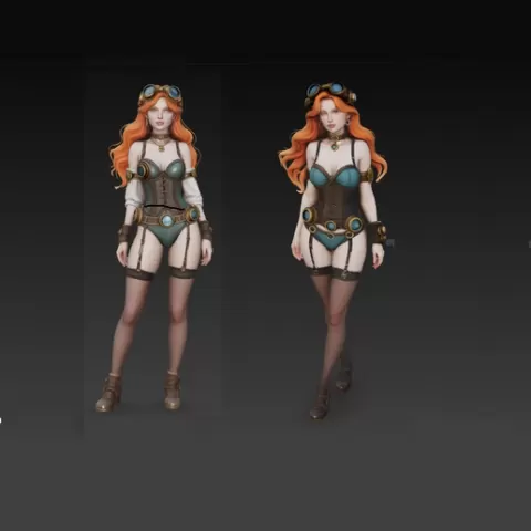 Steampunk Twins