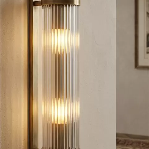 Minimal Fluted Wall Lamp