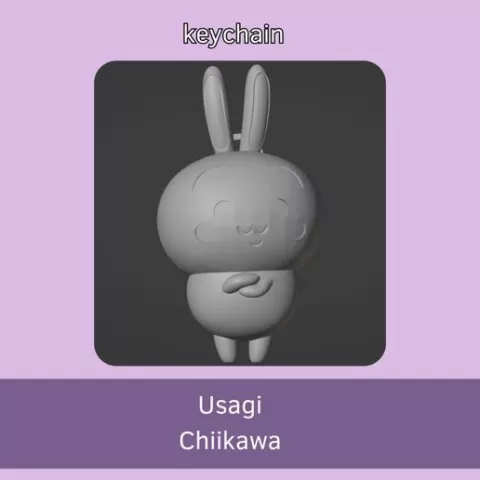 Usagi (Chiikawa) Keychain