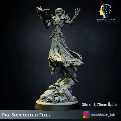 Lich Lord Vecna by MeshBrain Lab