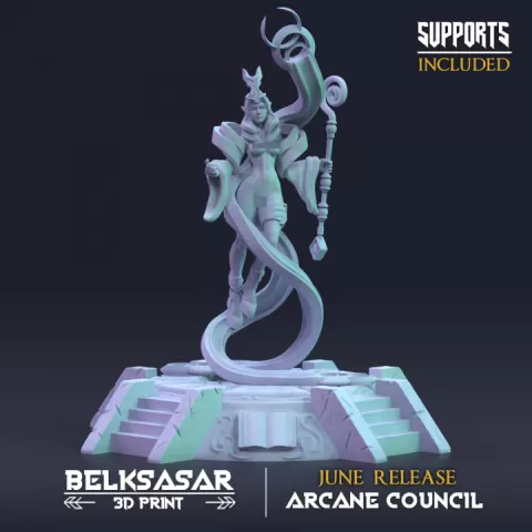 Wizard Deliny Windstar - Variant 2 by Belksasar
