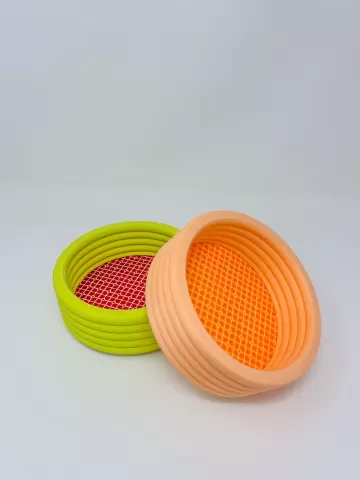 Grooved Retro Tile Tubs - Stackable Tray