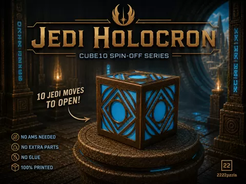 Jedi Holocron | 10 Step Puzzlebox (Cube10)
