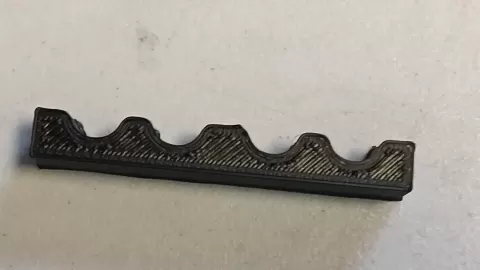 simple brush holder for work surface