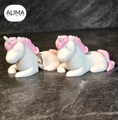 Sleeping unicorn + articulated
