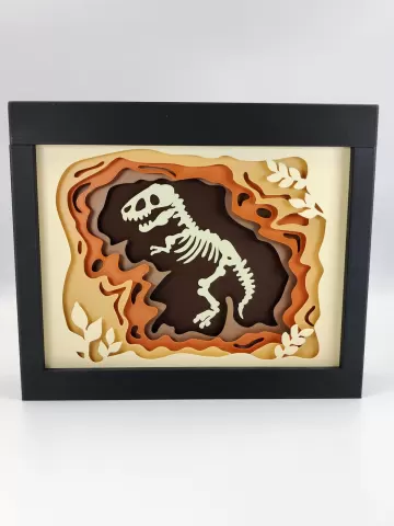Dinosaur Shadow Box (B)