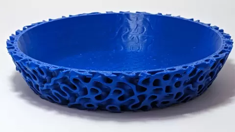 Gyroid Bowl Textured