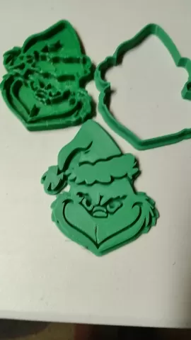 3 Peice Grinch Cookie cutters