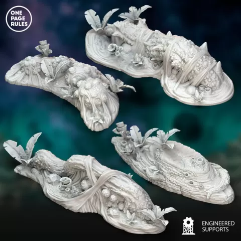 Alien Hives Small Terrain by One Page Rules