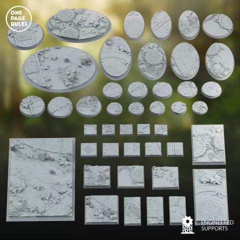 Saurians Bases (Round & Square) by One Page Rules