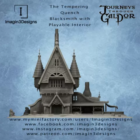 The Tempering Quench - Blacksmith by Imagin3Designs