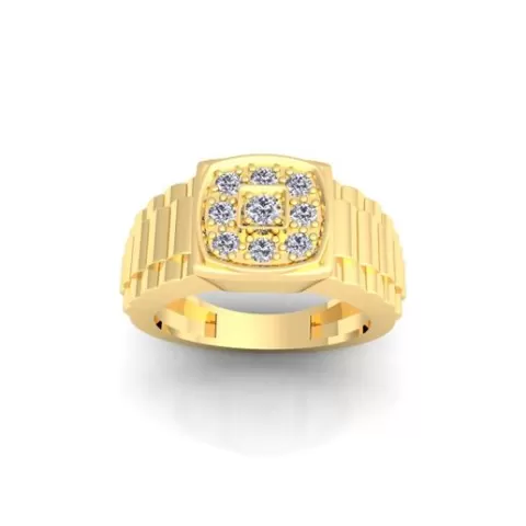 Woman Diamond Ring 3d Model 69