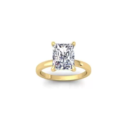 Woman Diamond Ring 3d Model 52